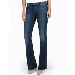 Kut from the Kloth Medium Wash Blue Denim Baby Bootcut Jeans Petite 8P